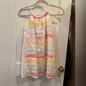Bella Dahl pastel linen dress perfect for summer or beach vacation.